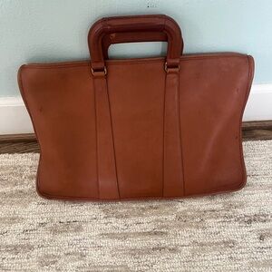 Vintage coach Brown Leather brief Bag